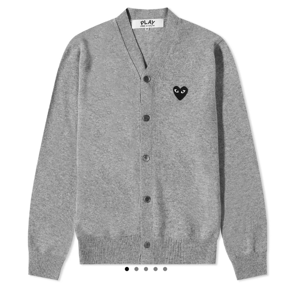 Comme De Garçons Play Wool Cardigan